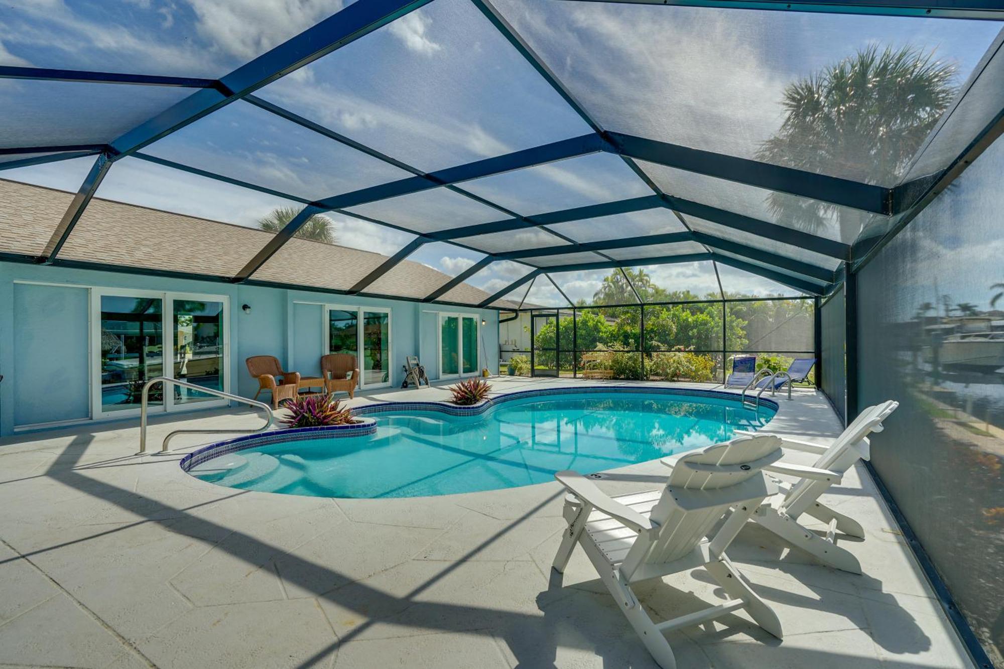 Beachy Cape Coral Home - Swim, Fish, Boat! Luaran gambar